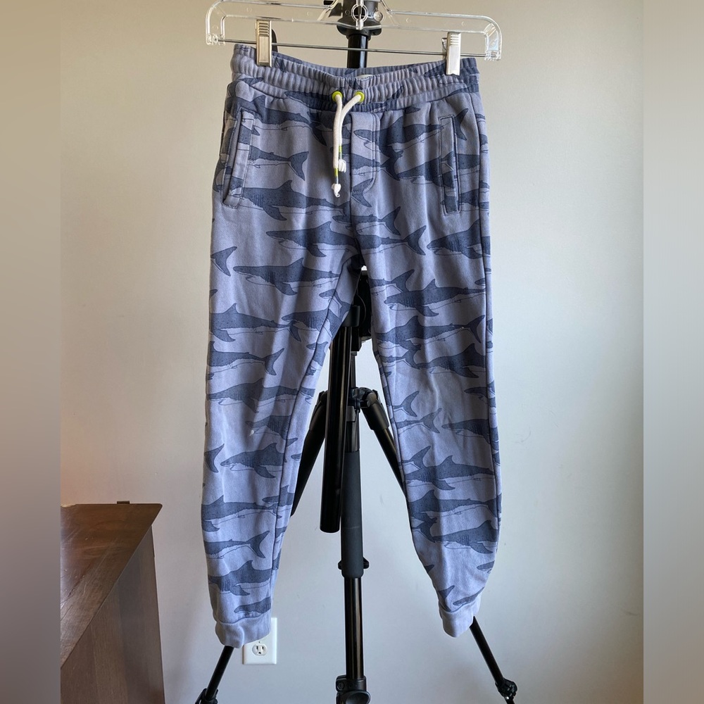 Mini Boden blue shark sweatpants